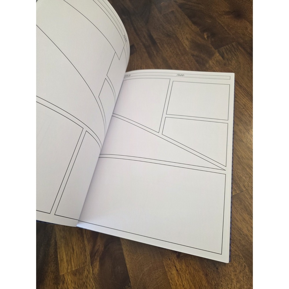 Comic Sketchbook by Piccadilly Create Your Own Comic DIY Paperback NEW - Picture 7 of 10